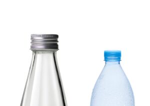 Glass vs. Plastic bottle