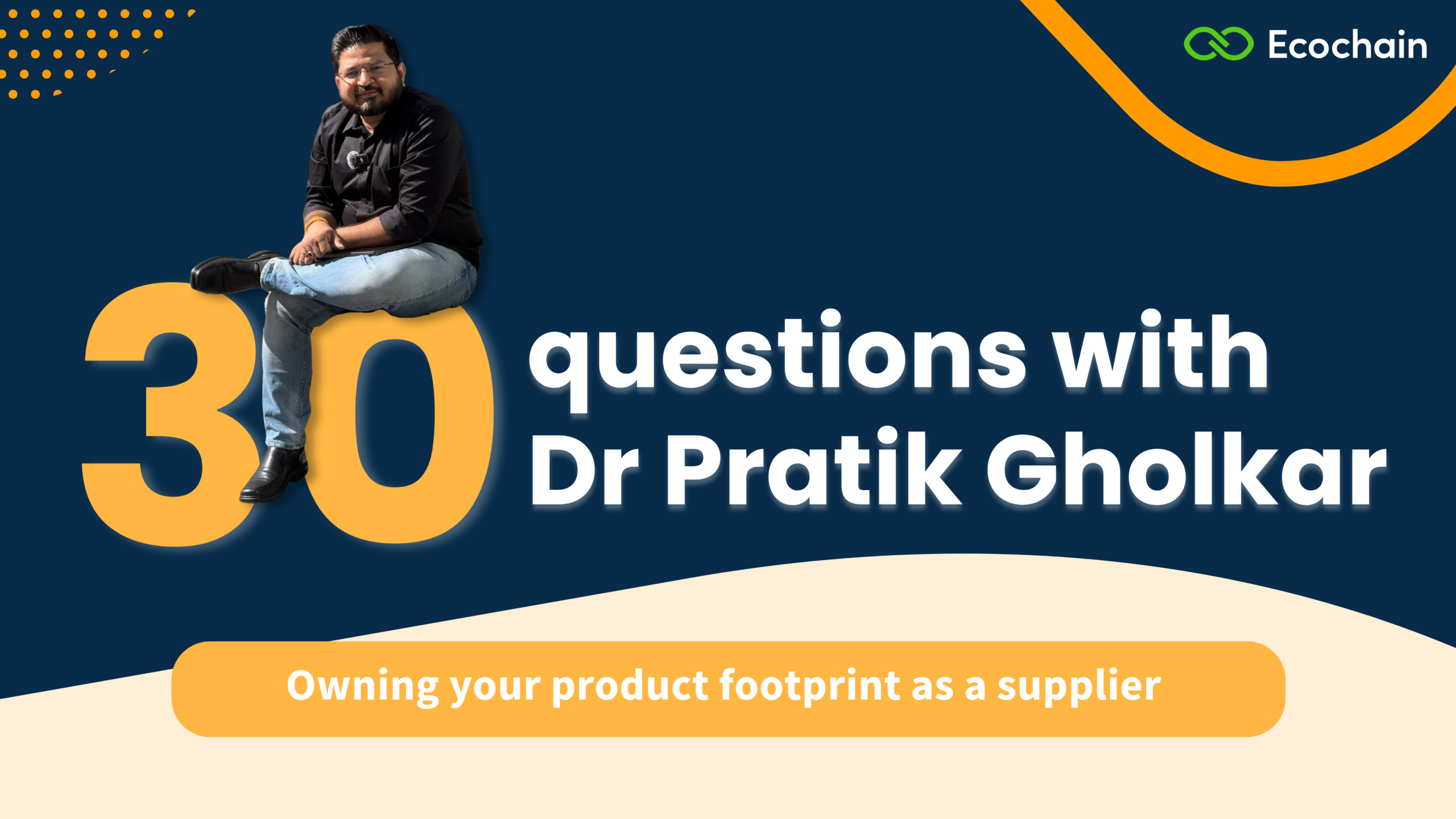 Owning your product footprint as a supplier